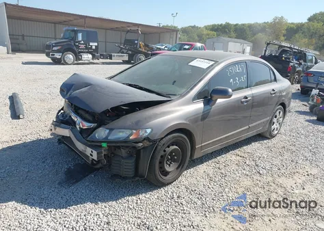 2010 Honda Civic Lx из США, поврежденный, VIN 2HGFA1F57AH538998